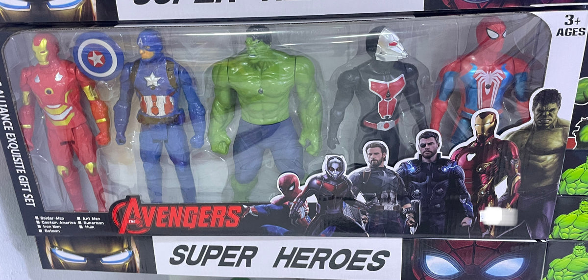 Superhero Action Figures Gift Set – 5 Figures