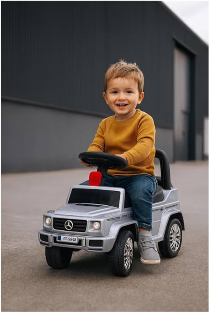 Mercedes G-Class Kids Ride-On Push Car with Music & Storage
