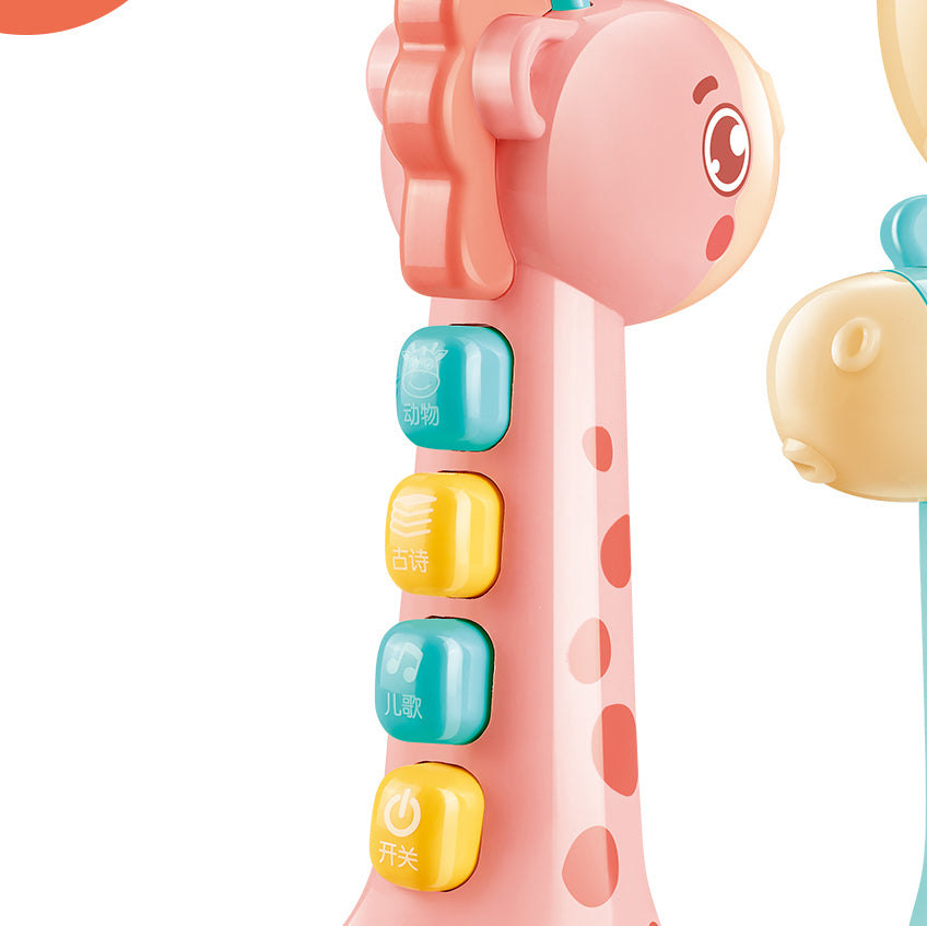 Musical Giraffe Toy with Songs, Animal Sounds & Touch Talk