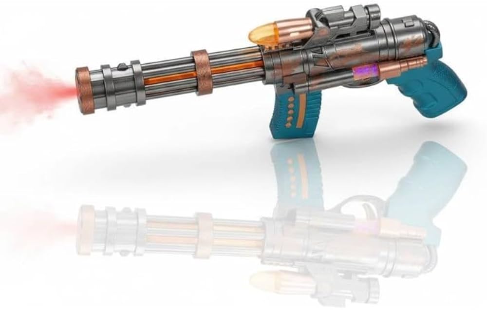 Kids Toy Blaster with Mist Spray, Lights, Sounds & Vibration