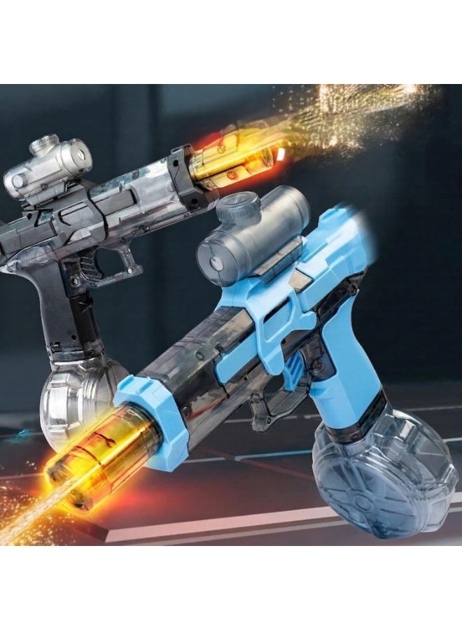Electric Water Gun with Light-Up Muzzle - Rechargeable Automatic Water Blaster