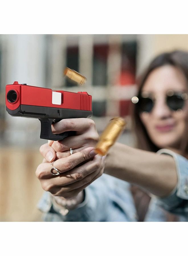 Soft Foam Dart Toy Pistol with Shell Ejection - Red