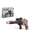 Electric Gel Ball Blaster with Lights, Mist Spray & Flashlight - Graffiti Design