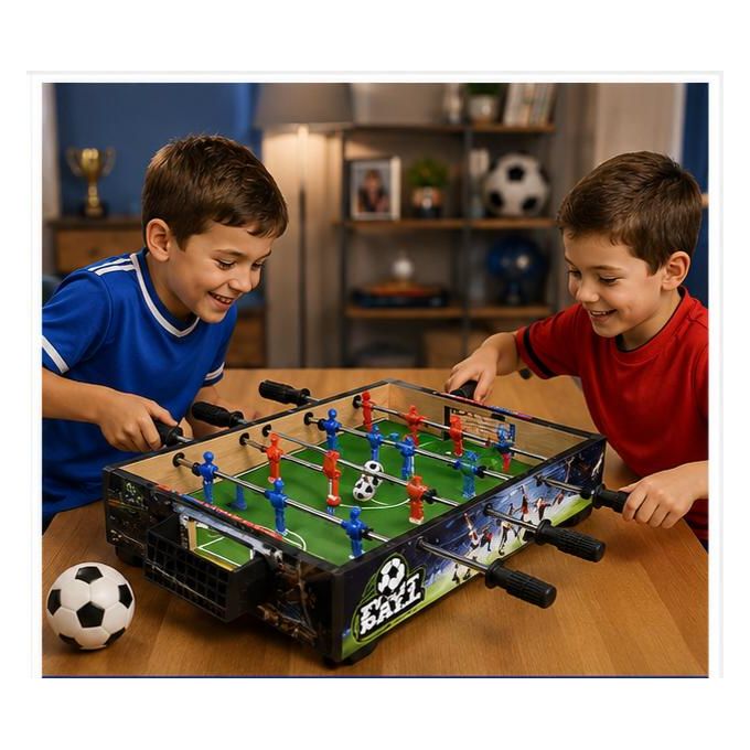Tabletop Football Game for Kids - Mini Foosball Table with Score Counters