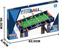 Wooden Football Table with Legs - Large Foosball Game for Kids & Family (81 x 43 x 78 cm)