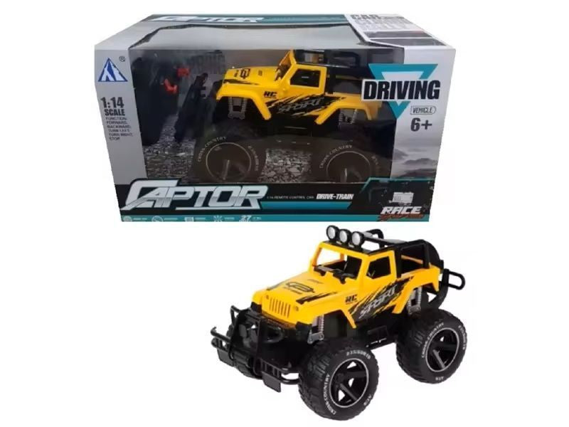 Remote Control Off-Road Climbing Car 1:14 - RC Rally Truck with Big Wheels