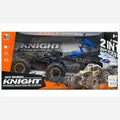 2-in-1 Six-Wheel Remote Control Off-Road Truck with Hand-Sensing Flying Helicopter