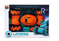Double-Sided Twist Stunt Car with Watch & Remote Control - 2.4G Lateral Driving, Orange
