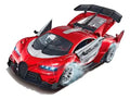 Remote Control Super Car with One-Key Opening Doors, Lights & Mist Spray - 2.4G 6-Channel