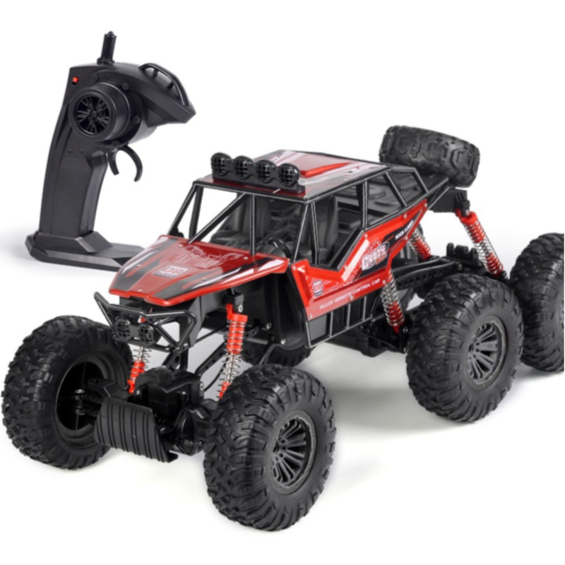 Remote Control Rock Climbing Car 1:12 - All-Terrain Alloy Off-Road Crawler, Rechargeable 2.4G