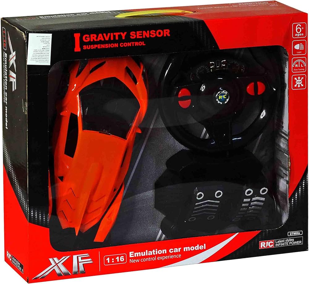 XF 1:16 RC Sports Car with Steering Wheel & Pedals Remote