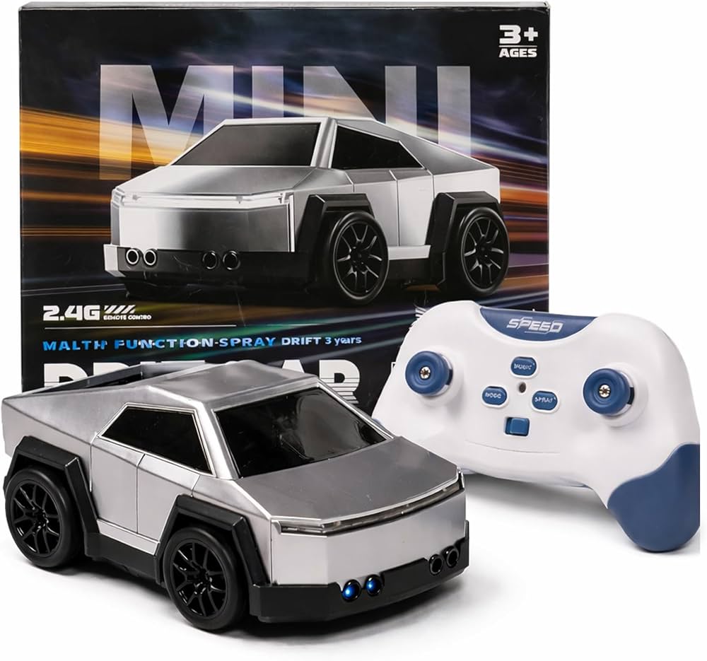 Mini RC Drift Pickup Truck with Spray Effect – 2.4G