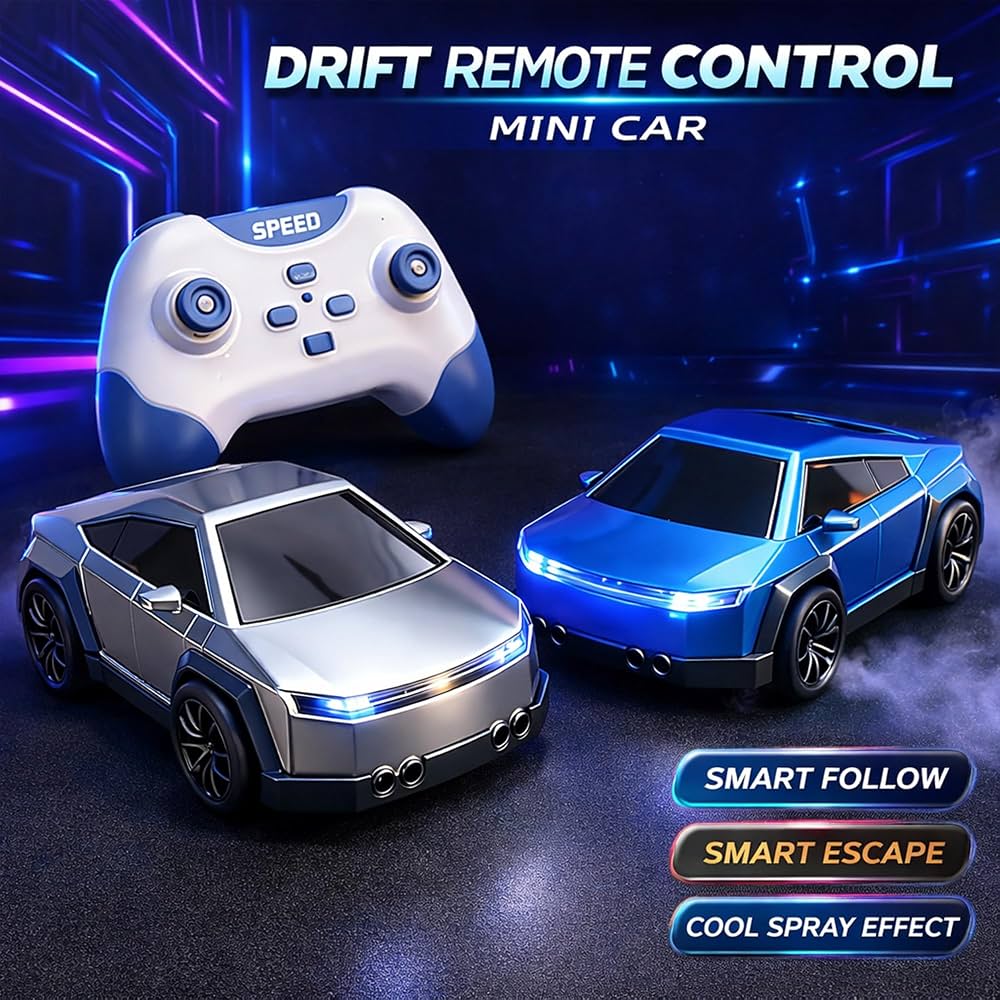 Mini RC Drift Pickup Truck with Spray Effect – 2.4G