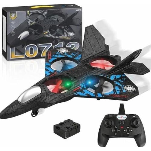 L0712 RC Fighter Jet Drone with LED Lights