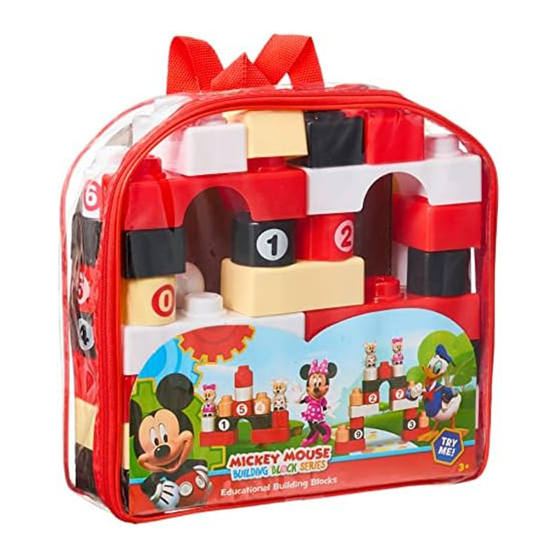 Educational Number Building Blocks Set with Carry Bag