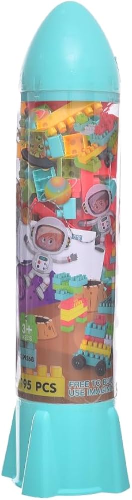 Space Rocket Building Blocks Set – 195 Pieces