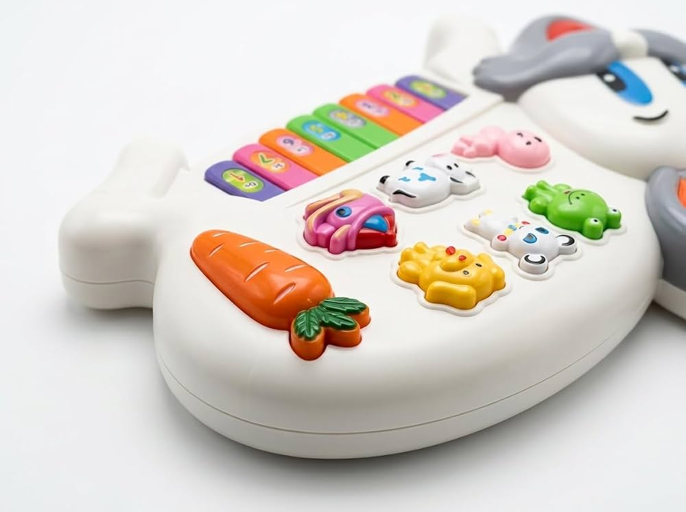 Bunny Musical Piano with Animal Sounds & Lights