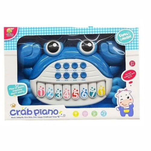 Crab Piano Toy with Lights & Music