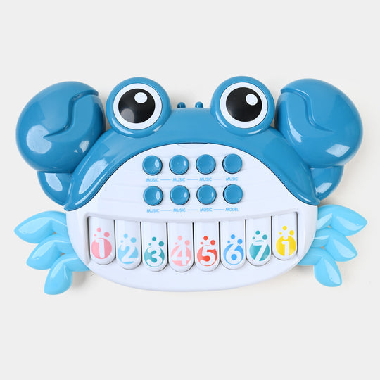 Crab Piano Toy with Lights & Music