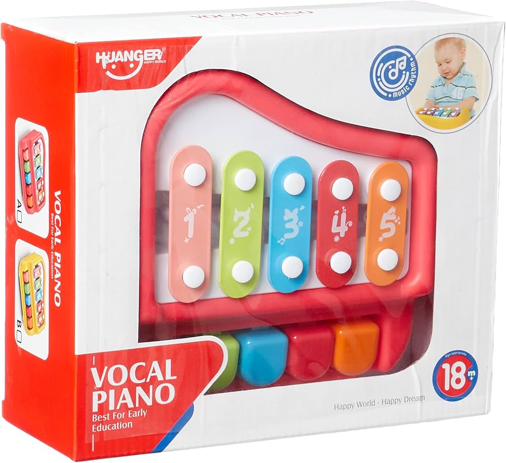 2-in-1 Baby Xylophone & Piano Toy