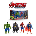 Superhero Action Figures Set – 4 Figures