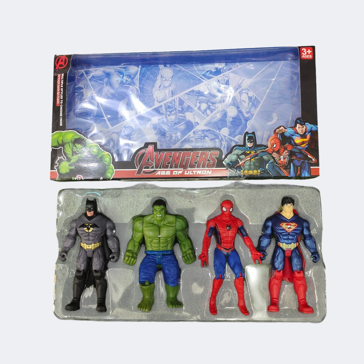 Superhero Action Figures Set – 4 Figures