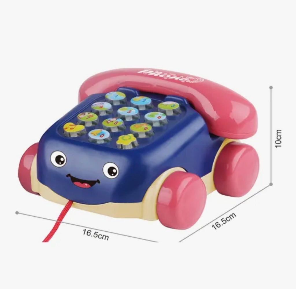 Baby Musical Pull-Along Telephone with Animal Sounds