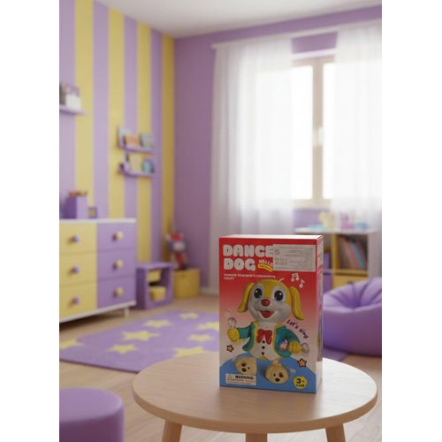 Dancing Puppy Toy with Music & Light-Up Microphones