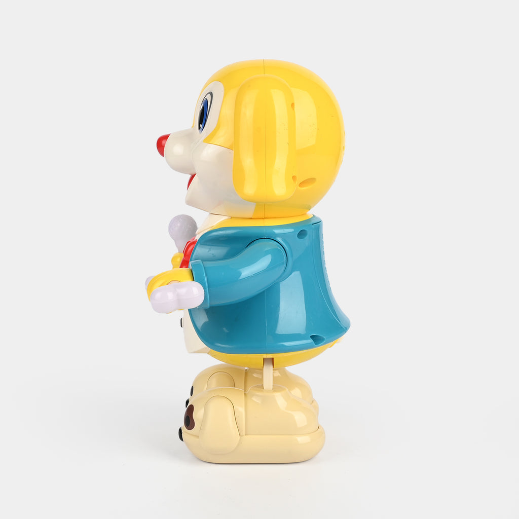 Dancing Puppy Toy with Music & Light-Up Microphones
