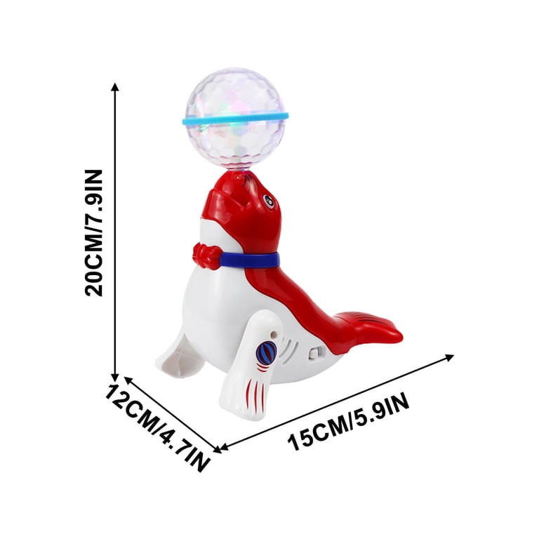 Electric Dancing Sea Lion with Light-Up Ball