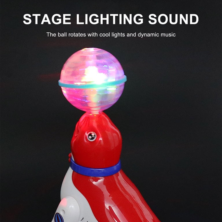 Electric Dancing Sea Lion with Light-Up Ball