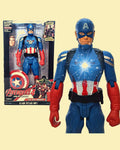 Walking Superhero Figure with Lights & Sound