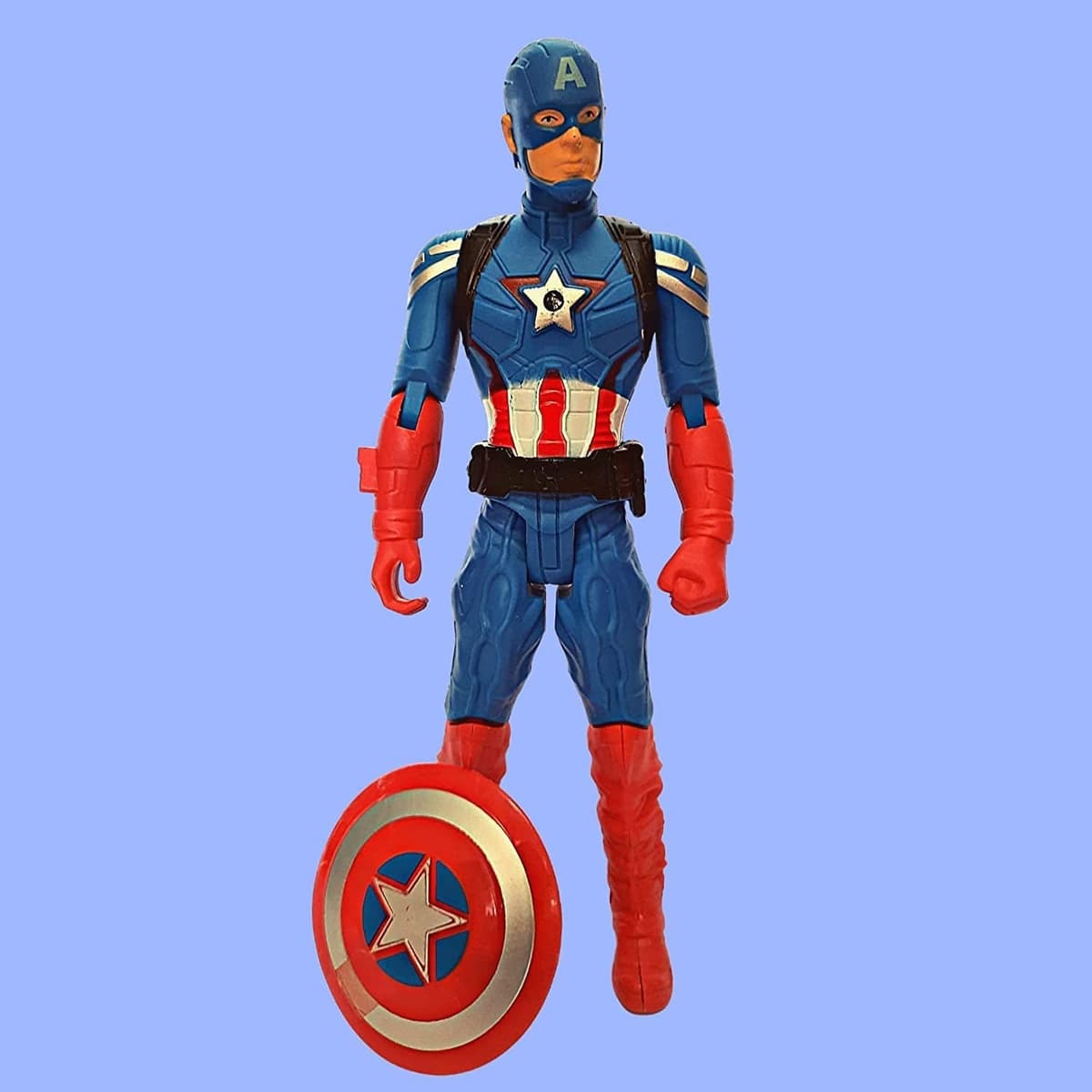 Walking Superhero Figure with Lights & Sound