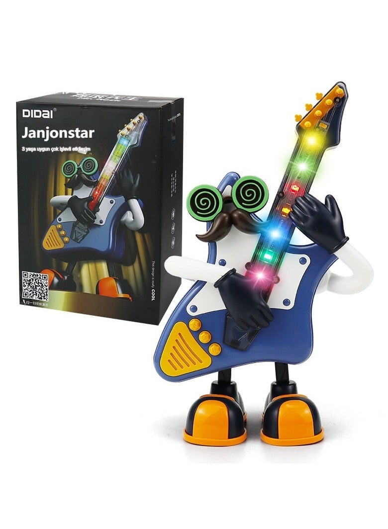 Dancing Rock Guitar Toy with Lights & Music