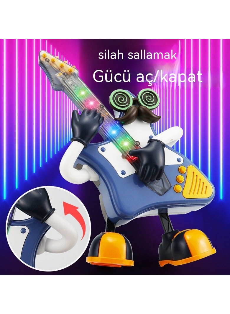 Dancing Rock Guitar Toy with Lights & Music