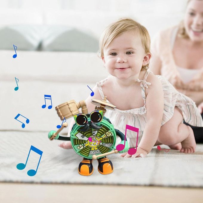 Mr. Jack Dancing Drummer Toy with Lights & Music