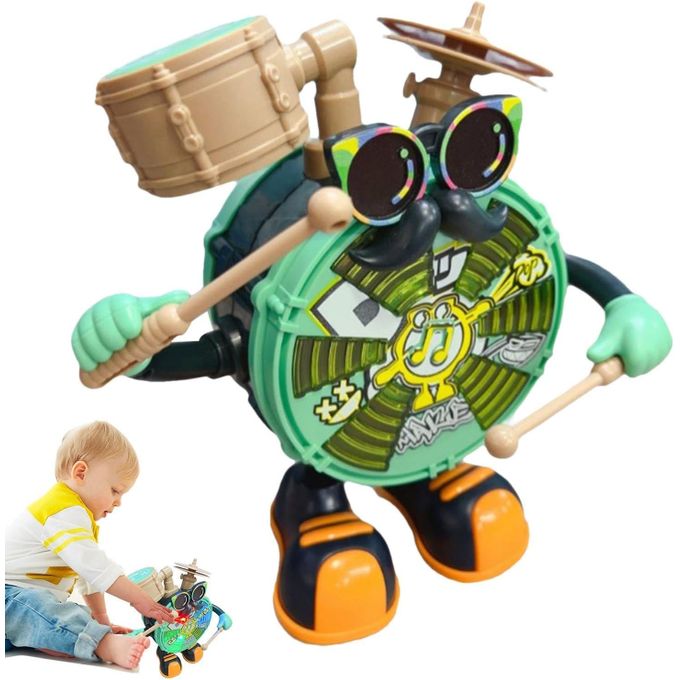 Mr. Jack Dancing Drummer Toy with Lights & Music