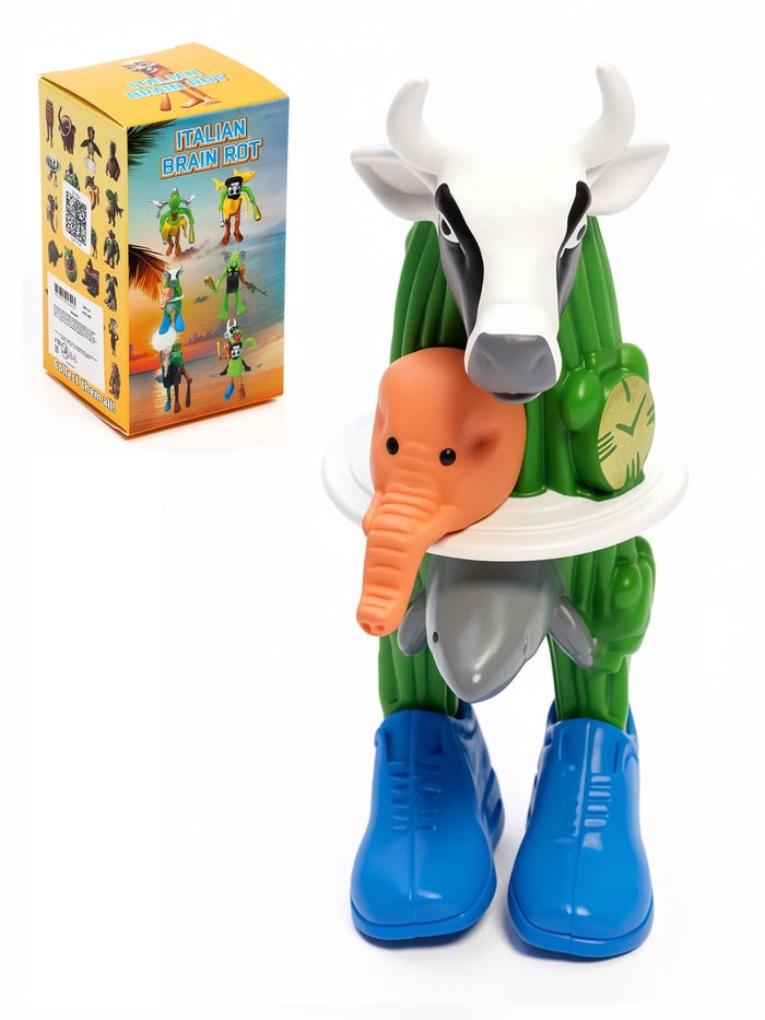 Brain Rot Collectible Figure – Cow Cactus Design