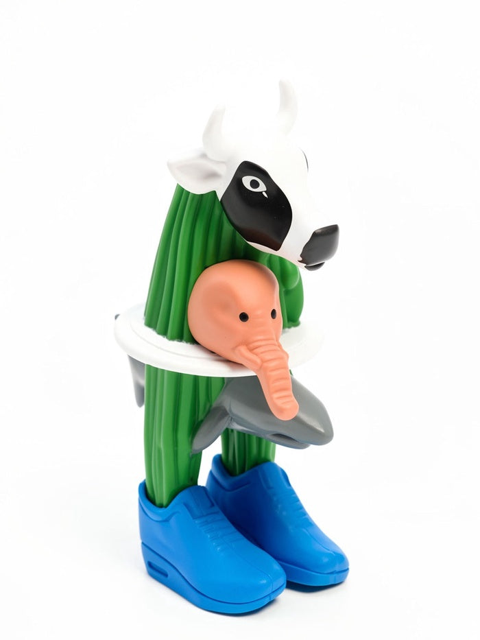 Brain Rot Collectible Figure – Cow Cactus Design