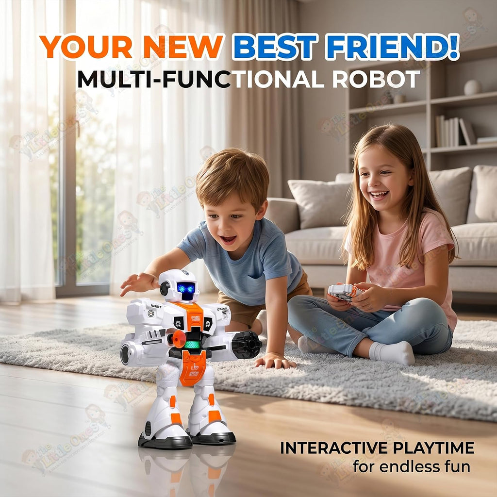Multifunctional RC Robot with Dart Shooter, Water Bomb & Mist Spray