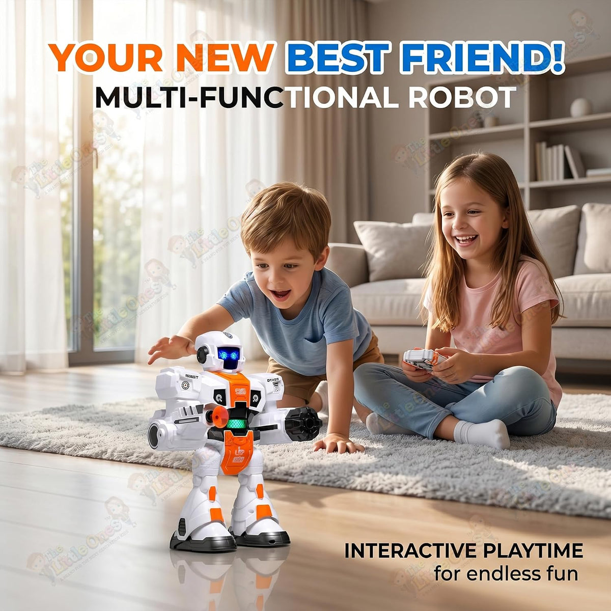 Multifunctional RC Robot with Dart Shooter, Water Bomb & Mist Spray