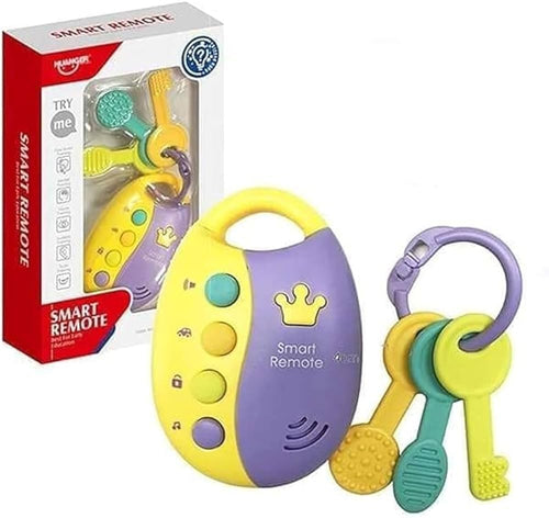 Baby Smart Car Key Remote Toy with Lights & Sounds