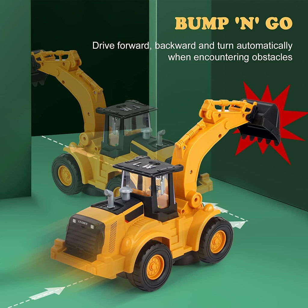 Excavator Toy Truck with Lights & Music