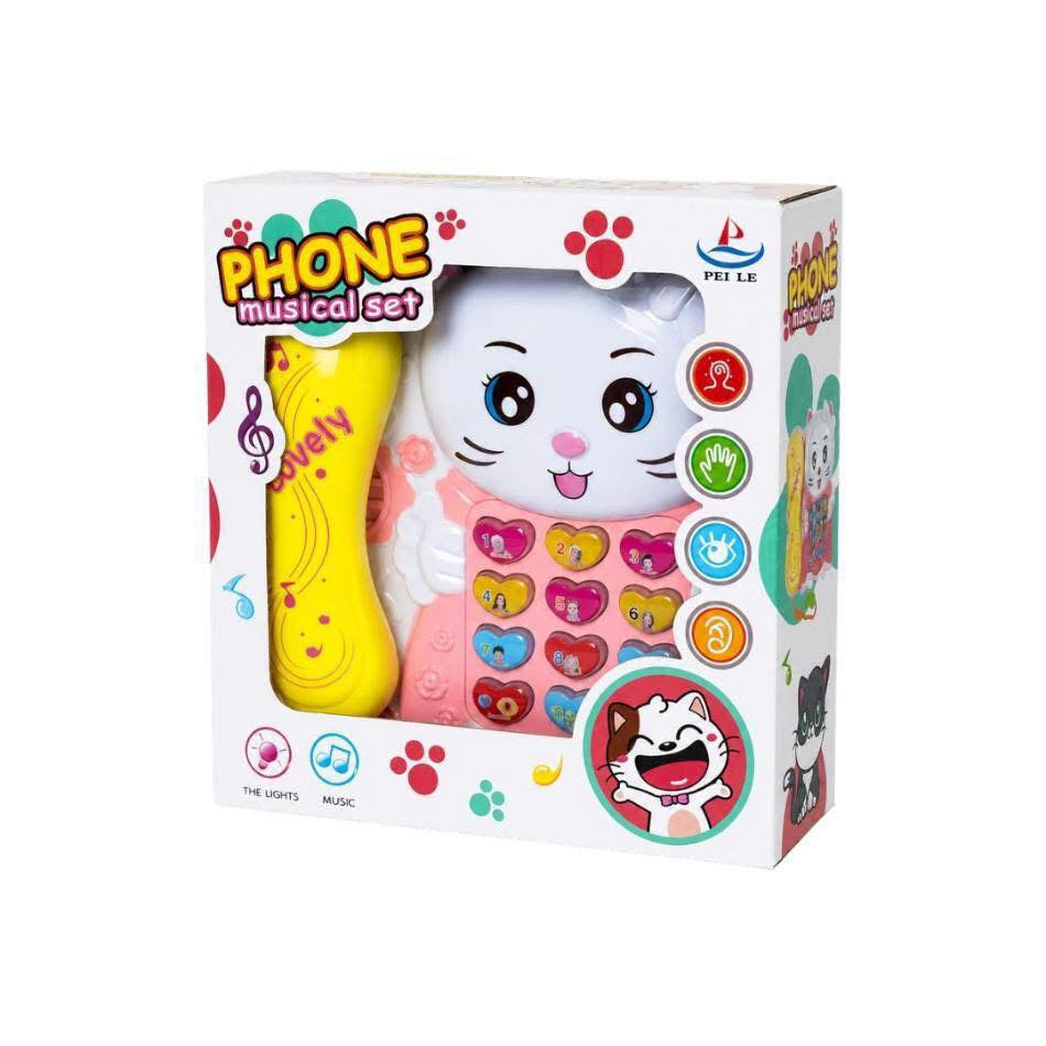 Kitty Musical Toy Phone with Lights