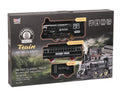 Retro Classic Steam Train Set with Smoke, Light & Sound – 18 Pieces