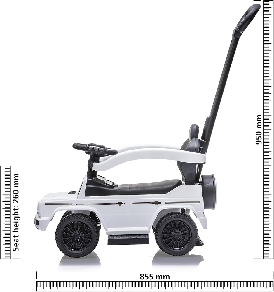 Luxury SUV Ride-On Push Car with Parent Handle