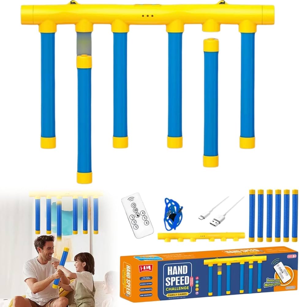 Hand Speed Challenge – Catch the Falling Sticks Game