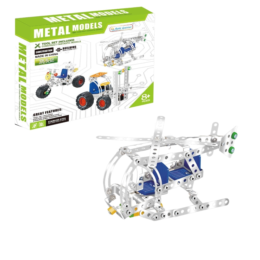 Metal Construction Models Kit with Tools