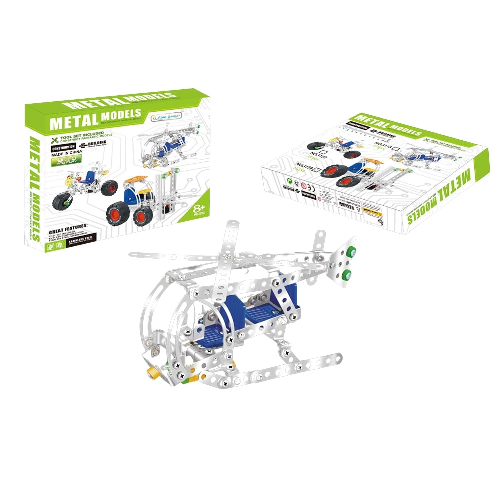 Metal Construction Models Kit with Tools