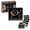 3D Magic Light Panel with Glowing Pegs & Pattern Cards